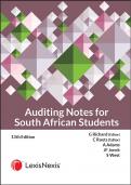 Auditing Notes for South African Students-13th Edition