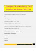 IAB Digital Certification Study Guide Questions and Answers 100% Pass