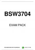 BSW3704 EXAM PACK 2025