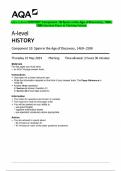 PACKAGE-::AQA A-level HISTORY 2024- Complete Question Paper & Marking Scheme Merged