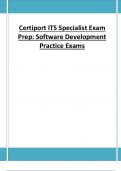 Certiport ITS Specialist Exam Prep: Software Development Practice Exams 2025 