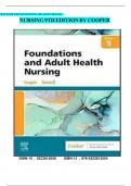 Test Bank for Adult Health Nursing 9th Edition by Kim Cooper, Kelly Gosnell / Chapter 1-17 / Complete Questions and Answers A+