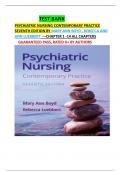 PSYCHIATRIC NURSING CONTEMPORARY PRACTICE SEVENTH EDITION BY MARY ANN BOYD , REBECCA AND ANN LUEBBERT  ---CHAPTER 1 -14 ALL CHAPTERS