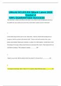 UWorld NCLEX-RN QBank Latest 2025 Graded A 100% GUARANTEED SUCCESS