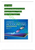 Test Bank for Horngren's Financial & Managerial Accounting The Managerial Chapters, 7th edition by Tracie Miller-Nobles, Brenda Mattison