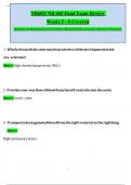 NR605/ NR 605 Final Exam Review Weeks 5 - 8 2025 Covered Diagnosis & Management in Psychiatric-Mental Health across the Lifespan I Practicum Latest 2025/2026 COMPLETE FREQUENTLY MOST TESTED QUESTIONS WITH COMPLETE SOLUTION /GET IT 100% ACCURATE!(Graded A+