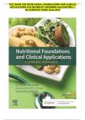 TEST BANK For Nutritional Foundations and Clinical Applications A Nursing Approach, 8th Edition By Michele Grodner; Chapter 1 - 20 Complete