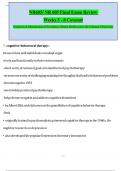 NR605/ NR 605 Final Exam Review Weeks 5 - 8 study guide Covered Diagnosis & Management in Psychiatric-Mental Health across the Lifespan I Practicum Latest 2025/2026 COMPLETE FREQUENTLY MOST TESTED QUESTIONS WITH COMPLETE SOLUTION /GET IT 100% ACCURATE!(Gr