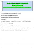 NR 605/ NR605 Midterm Exam Review Weeks 1 - 4 Covered Qs & Ans (Latest 2025 / 2026): Diagnosis & Management in Psychiatric-Mental Health across the Lifespan I Practicum (Verified Answers) GET IT 100% ACCURATE!(Graded A+)