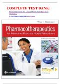 COMPLETE TEST BANK: Pharmacotherapeutics For Advanced Practice Nurse Prescribers  Fifth Edition By Teri Moser Woo Rn Phd Latest Update.