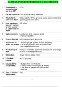 GLOBAL INTERDEPENDENCE CASE STUDIES