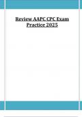 Review AAPC CPC Exam Practice 2025 A+ Grade 