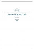 Familiesociologie 2024/2025 - Sarah Van de Velde