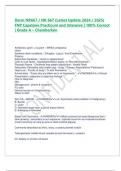 Derm NR667 / NR 667 (Latest Update 2024 / 2025)  FNP Capstone Practicum and Intensive | 100% Correct  | Grade A – Chamberlain Antibiotics: gram + vs gram -; MRSA; pregnancy Hives Systemic derm conditions - Shingles / Lupus / Viral Exanthems Potency Seborr