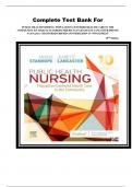 Complete Test Bank For PUBLIC HEALTH NURSING: POPULATION-CENTERED HEALTH CARE IN THE COMMUNITY BY MARCIA STANHOPE PHD RN FAAN JEANETTE LANCASTER PHD RN FAAN ||ALL CHAPTERS||VERIFIED ANSWERS|| ISBN-13 -978-0323582247