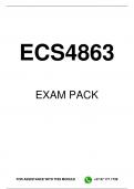 ECS4863 EXAM PACK 2025