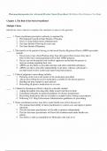 Test Bank for Pharmacotherapeutics for Advanced Practice Nurse Prescribers Fifth Edition by Teri Moser Woo & Marylou V. Robinson ISBN 9780803669260 Chapter 1-55 | Complete Guide A+