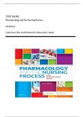 TEST BANK Pharmacology and the Nursing Process 8th Edition Linda Lane Lilley, Shelly Rainforth Collins, Julie S. Snyder Chapter 1-58