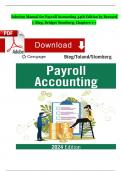 Solution Manual for Payroll Accounting 2024, 34th Edition by Bernard J. Bieg, Bridget Stomberg, All Chapters 1 - 7, Complete Newest Version