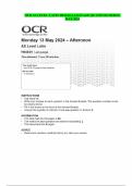 OCR AS LEVEL LATIN H043/01 LANGUAGE QP AND MS MERGE MAY 2024