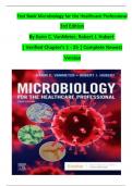 TEST BANK For Microbiology for the Healthcare Professional, 3rd Edition By Karin C. VanMeter, Robert J. Hubert, All Chapters 1 - 25, Complete Newest Version (100% Verified)