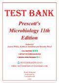 Test Bank For Prescotts Microbiology 11th Edition By Willey, 9781260211887 | All Chapters 1-43 