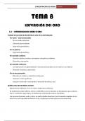 Tema 8 - Lixiviación del oro