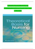 Test bank-Theoretical Basis for Nursing 5th Edition McEwen