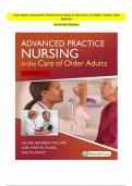 Test bank for Advanced Practice Nursing in the Care of Older Adults, 3rd Edition Malone Kennedy