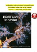 Test Bank for An Introduction to Brain and Behavior 6th Edition Bryan Kolb, Ian Q. Whishaw, G. Campbell Teskey ISBN- 978-1319107376