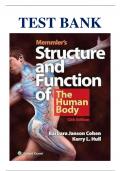 Test Bank for Memmler's Structure & Function of the Human Body 12th Edition by Barbara Janson Cohen   (Complete Guide) (All Chapters Covered) (Graded A+) 