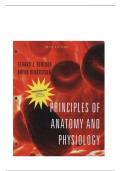 Test Bank for Principles of Anatomy and Physiology, 12th Edition  by Gerard J. Tortora  (Complete Guide) (All Chapters Covered) (Graded A+) 