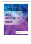 Lewis's Medical-Surgical Nursing: Assessment and Management of Clinical Problems, Single Volume 12th Edition Complete ebook PDF file.