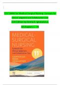 TEST BANK for Medical-Surgical Nursing: Concepts for Clinical Judgment and Collaborative Care 11th Edition by Donna D. Ignatavicius, All chapters 1 - 74