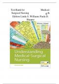 Test Bank for Understanding MedicalSurgical Nursing 6th  Edition Linda S. Williams Paula D.  Hopper All chapters included.