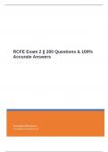 RCFE Exam 2 || 200 Questions & 100% Accurate Answers