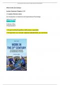 Summary + lecture notes + test bank + key concepts - Work in the 21st Century - Jeffrey M. Conte - 7th Edition 