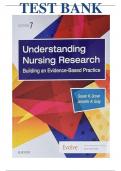 Test Bank for Understanding Nursing Research, 7th Edition