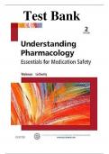 Test Bank for Understanding Pharmacology Essentials for Medication Safety, 2nd Edition