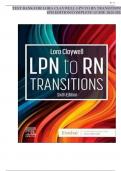 TEST BANK FOR LORA CLAYWELL LPN TO RN TRANSITIONS 6TH EDITION/COMPLETE GUIDE// LATTEST UPDATE 2025