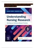 TEST BANK For Understanding Nursing Research 8th Edition By Susan Grove, ISBN: 9780323826419, All 14 Chapters Covered, Verified Latest Edition