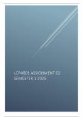 LCP4801 ASSIGNMENT 2 semester 1 2025-due March 2025