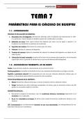 Tema 7 - Parámetros para el cálculo de reservas