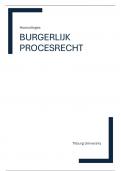 Complete college-aantekeningen burgerlijk procesrecht & geschillenoplossing