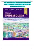 Test Bank For Gordis Epidemiology 6th Edition By David D Celentano; Moyses Szklo Isbn No: 9780323552295 Chapter 1-20 ||Complete A+ Guide