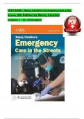 Nancy Caroline’s Emergency Care in the Streets, 9th Edition TEST BANK by Nancy Caroline, Verified Chapters 1 - 53, Complete Newest Version