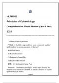 HLTH 503 Principles of Epidemiology (LU) Comprehensive Finals Review 2025