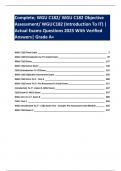 Complete; WGU C182/ WGU C182 Objective Assessment/ WGU C182 (Introduction To IT) | Actual Exams Questions 2025 With Verified Answers| Grade A+ 