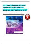 Test bank for Lewis_s medical surgical ...edition by Mariann M. Harding Jeff