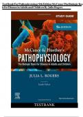 test bank for pathophysiology the biologic basis for disease in adults and children 9thedition by kathryn l mccance sue e huether